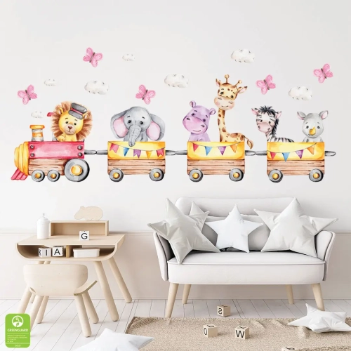 naklejki-scienne-pociag-zwierzatka-safari-lew-slon-zyrafa-kolorowe-boho-pokoj-dziecka-wnetrze_web.webp
