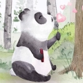 plakat-dzieciecy-panda-serduszka-las-brzozy-pokoj-dziecka-fragment_web.webp
