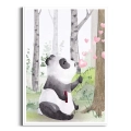 plakat-rama-biala-dzieciecy-panda-serduszka-las-brzozy-pokoj-dziecka_web.webp