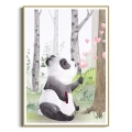 plakat-rama-zlota-dzieciecy-panda-serduszka-las-brzozy-pokoj-dziecka_web.webp