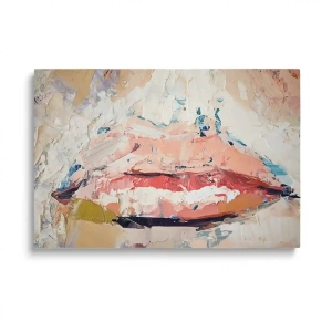 Obraz na szkle Pastelowe usta