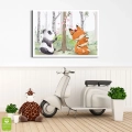 plakat-brak-wnetrze-panda-i-przytulone-liski-w-brzozowym-lesie-pokoj-dziecka_web.webp