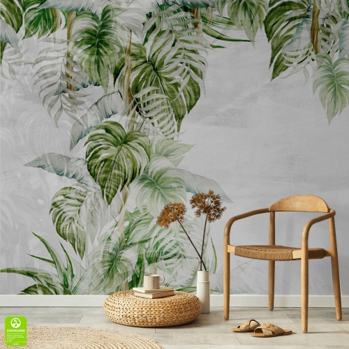 Fototapeta-Fototapeta-z-tropikalnymi-plecionymi-liśćmi-na-szarym-tle.jpg