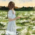 zielona-laka-kwiatowa-kobieta-z-winem-do-sypialni-minimalistyczny-boho-plakat-fragment_web.webp