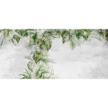 Fototapeta-Motyw-Fototapeta-z-tropikalnymi-plecionymi-liśćmi-na-szarym-tle.jpg