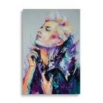 Obraz na szkle Kolorowa Kobieta