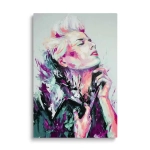 Obraz na szkle Kobieta Rock Star
