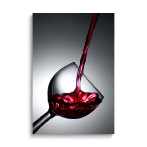 Obraz na szkle Kieliszek czerwonego wina