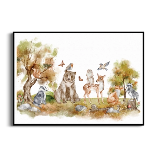 plakat-czarna-lesne-zwierzatka-mis-i-jelonek_web.webp