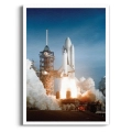 plakat-kosmos-start-promu-rakieta-nasa-blekit-pomarancz-nowoczesny-salon.webp