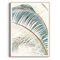 liscie-palmy-zloty-turkusowy-do-salonu-plakat-drewno.webp