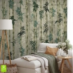 Fototapeta Bambusowy Las na Wymiar – Egzotyczny Motyw Roślinny do Salonu, Sypialni lub Gabinetu