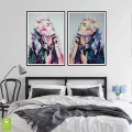 zestaw-2-plakatow-portret-kobiety-dyptyk-czarna-wnetrze.webp