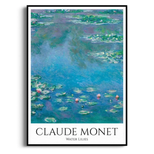 claude-monet-lilie-wodne-niebieski-salon-glamour-plakat-czarna.webp