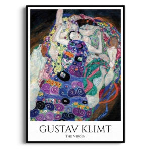 Plakat - Gustav Klimt - The Virgin - Reprodukcja do Salonu Sypialni Vintage Kolorowy Secejsa