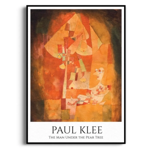 paul-klee-the-man-under-the-pear-tree-reprodukcja-plakat-czarna.webp