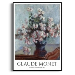 Plakat - Claude Monet - Chrysanthemums - Do Salonu Gabinetu, Kwiaty, Vintage Retro