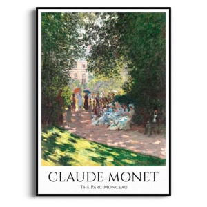 Plakat - Claude Monet - The Parc Monceau - Reprodukcja, Do Salonu i Sypialni