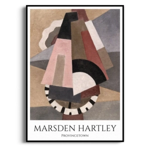 Plakat - Marsden Hartley - Provincetown - Reprodukcja, do Salonu i Sypialni, Abstrakcja Geometryczna