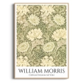 william-morris-chrysanthemum-pattern-vintage-zielony-plakat-drewno.webp