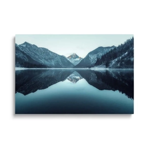 Obraz na szkle - Kojący widok górski - Krajobraz, Góry, Szczyt, Pejzaż górski