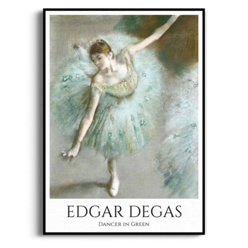 edgar-degas-dancer-in-green-reprodukcja-plakat-czarna.webp