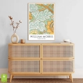 william-morris-st-james-pattern-vintage-blekitny-plakat-drewno-wnetrze.webp