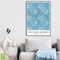 william-morris-niebieskie-kwiaty-plakat-czarna-wnetrze.webp