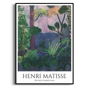 Plakat - Henri Matisse - Paysage Marocain – Reprodukcja na Ścianę do Salonu, Sypialni i Jadalni