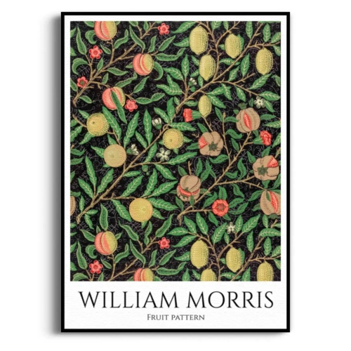 william-morris-fruit-pattern-owoce-plakat-czarna.webp