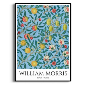 Plakat - William Morris – Four Fruits - Wzór Owocowy do Jadalni Salonu Kuchni