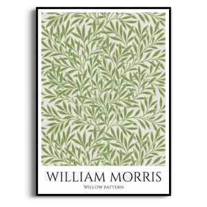 Plakat - William Morris - Willow Pattern - Liście Wierzby, do Salonu lub Biura
