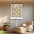 plakat-william-morris-honeysuckle-bezowy-plakat-czarna-wnetrze.webp