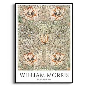 Plakat - William Morris - Honeysuckle - Botaniczny do Sypialni Jadalni