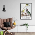 aert-schouman-four-birds-ptaki-na-galezi-plakat-czarna-wnetrze.webp