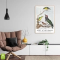 aert-schouman-four-birds-ptaki-na-galezi-plakat-drewno-wnetrze.webp