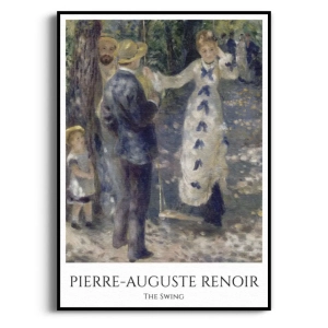 Plakat - Pierre-Auguste Renoir - The Swing - Malarstwo, Reprodukcja, Huśtawka – do Salonu, Sypialni, Biura