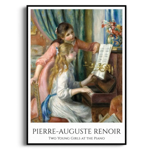 pierre-auguste-renoir-two-young-girls-at-the-piano-reprodukcja-plakat-czarna.webp