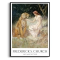 frederick-s-church-lady-and-the-tiger-reprodukcja-plakat-czarna.webp
