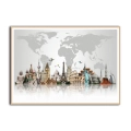 mapa-swiata-architektura-zabytki-miast-szary-jasny-plakat-drewniana.webp