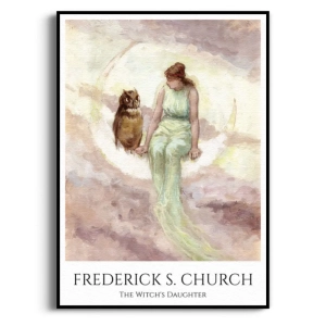 Plakat - Frederick S. Church - The Witch's Daughter - Sztuka Klasyczna do Sypialni, Salonu, Biura