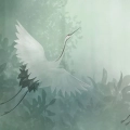 zestaw-2-plakatow-zurawie-we-mgle-zielony-fragment.webp