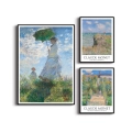 zestaw-3-plakatow-galeria-claude-monet-impresjonizm-blekit-zielen-salon-ramka-czarna.webp