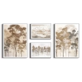 zestaw-4-plakatow-galeria-mglisty-las-ptaki-japandi-bez-braz-salon-ramka-srebrna.webp