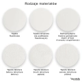 Rodzaje materiałów tapet na wymiar – flizelinowa, winylowa, samoprzylepna, struktura betonu, pędzla i płótna – zbliżenie na faktury.webp