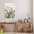 rosliny-tropikalne-ii-liscie-palmy-plakat-drewno-wnetrze.webp