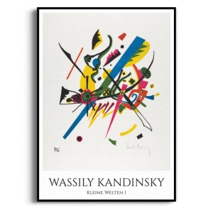 Plakat - Kleine Welten I Wassily Kandinsky - Abstrakcja Sztuka Nowoczesna do Salonu, Biura, Sypialni i Gabinetu