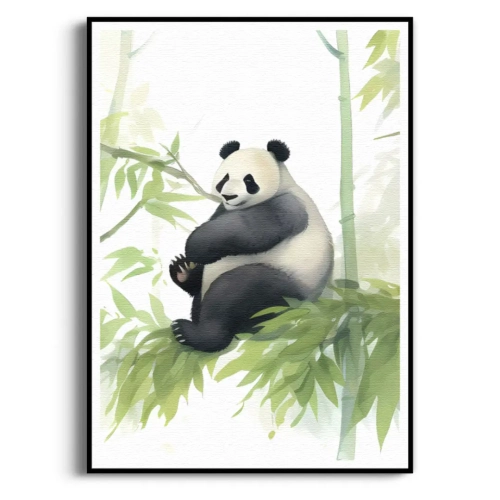 pandy-w-lasie-bambusowym-pokoj-dziecka-plakat-czarna.webp