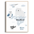dla-dzieci-zwierzeta-polarne-grenlandia-blekitny-plakat-drewno.webp