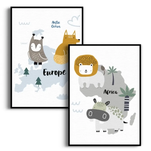 zestaw-plakatow-dla-dzieci-mapy-europa-afryka-czarna.webp